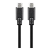 Kabelis USB-C 3.2 Gen1 5 Gbit/s Juodas 2m Goobay kaina