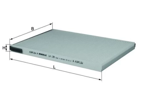 Filtras, salono oras KNECHT LA 135