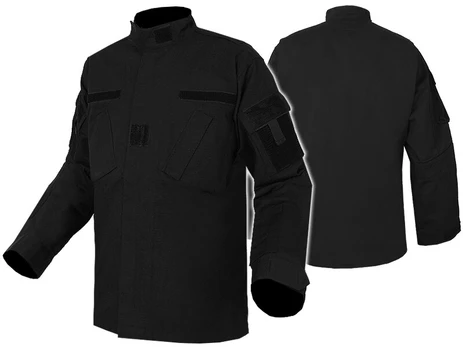 Vyriškas kariškas džemperis Mil-Tec ACU Rip Stop Jacket, Juoda