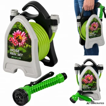 Verk Group Žalias hose reel 10m (9)