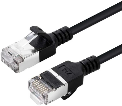 MicroConnect kabelis sieciowy juoda 0,15 m Cat6a U/FTP (STP)