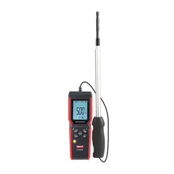 Termo anemometras ; 0~30m/s; -20~70C; 0~999900m³/min, pasirenkama ortakių forma, UNI-T