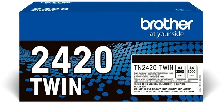Brother TN2420 TWIN TONER FOR ELL