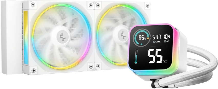 DeepCool LQ240 Baltas