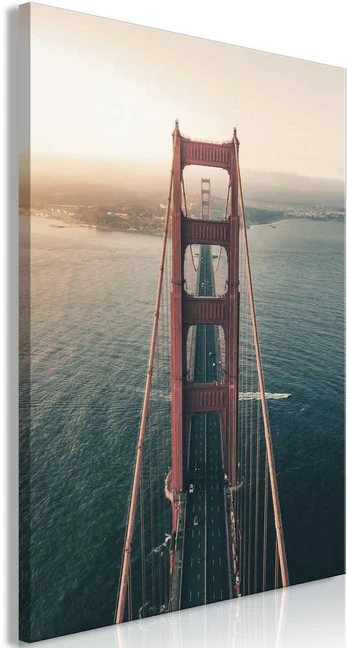 Artgeist Paveikslas - Golden Gate Bridge (1 Part) Vertical