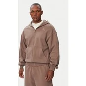adidas Džemperis Kit Small Logo Full-Zip Hoodie KW2322 Smėlio Regular Fit