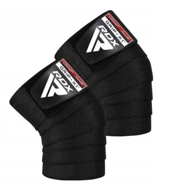 Tvarstis RDX Gym Knee Wrap, Universalus, juoda