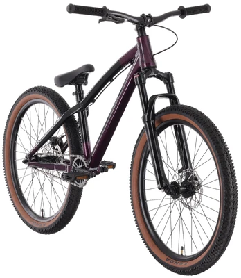 Dviratis Tabou Tabspin JR 24 violetinė-juodas