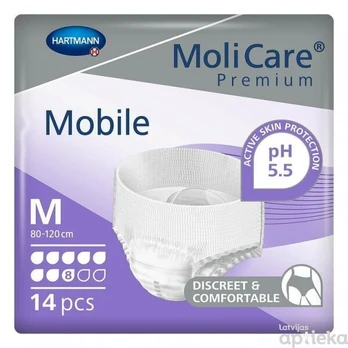 Sauskelnės Mobile MoliCare, 14 vnt.