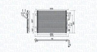 Kondensatorius, oro kondicionierius MAGNETI MARELLI BC976