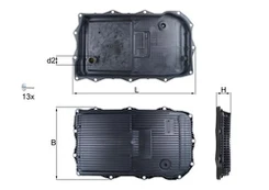 KNECHT HX184KIT Automatic transmission filter