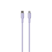 Cable Puro Soft USB-C/Lightning, 1.5m, Lavender