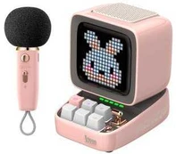 Divoom Ditoo-5M - pink - Nešiojama kolonėlė Bluetooth Pixel Art.