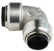 Roth 90° kampas 22 mm nerūdijantis plienas