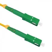 Qoltec Patchcord światłowodowy SC/APC - SC/APC | Singlemode | 9/125 | G652D | Simplex | 0.5m