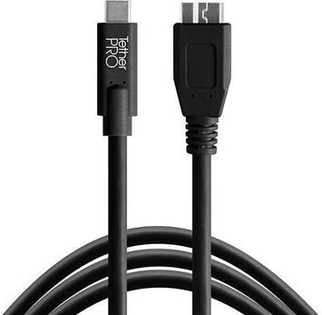 Tether Tools Pro USB-C Micro-B 4,6m Bl