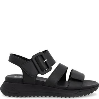RIEKER Basutės moterims, Juoda, Sandals
