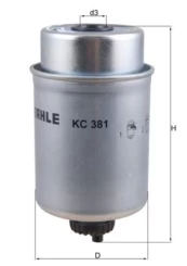Kuro filtras KNECHT KC 381 kaina