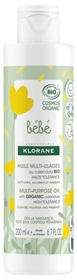Kūno aliejus Klorane Bebe Bio, 300 ml