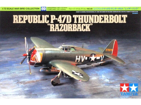 Tamiya – Republic P-47D Thunderbolt „Razorback“, 1/72, 60769