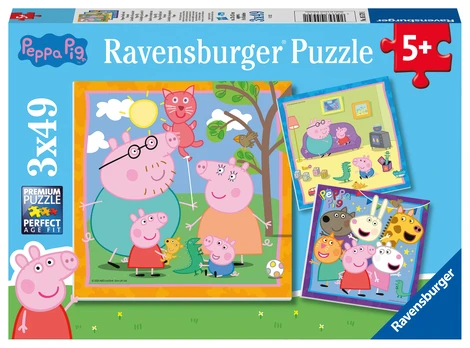Dėlionė Ravensburger Peppa Pig 10848875, 21 cm x 21 cm