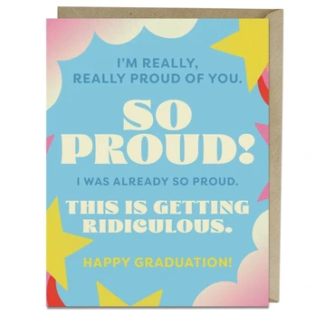 6-Pack Em & Friends Really, Really Proud Greeting Cards