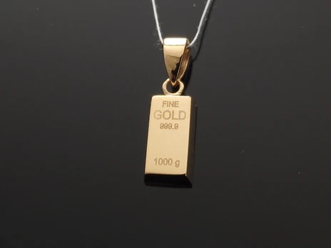 Auksinis pakabukas Plokštelė 999