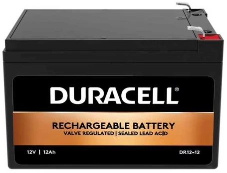 Usorteret Duracell 12V 12Ah VRLA Batteri til UPS systemer