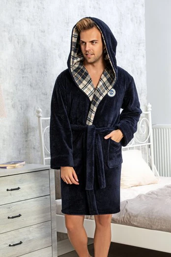 Chalatas vyrams Cocoon 58549301, mėlynas