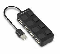 Esperanza 4 usb 2.0 prievadų koncentratorius kaina