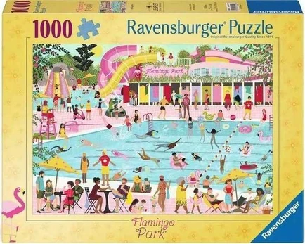 Ravensburger Dėlionė 1000 Park Flamingo