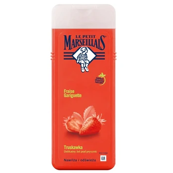 Kreminė dušo želė Le petit marseillais braškių, 400 ml