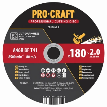 Pjovimo diskas „ProCraft CD180x2.0”
