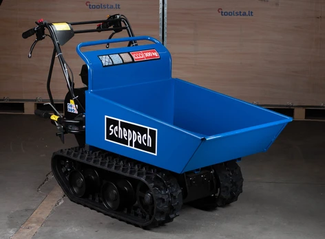 Scheppach DP4500 Vikšrinis savaeigis karutis, damperis 4,1kW, 400kg