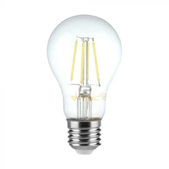 V-tac 10W LED filamentinė lemputė, E27, A60, 6500K