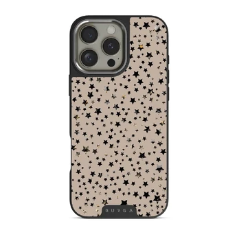 Sparkling Tiara - Stars iPhone 16 Pro Case, Elite Dark (MagSafe) / Silver