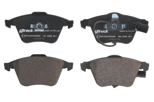 BRECK 23950 00 552 10 Brake pad set
