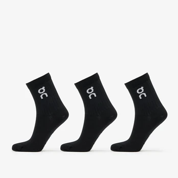 On Logo Sock High 3-Pack Black - Dydis M (2UF10310553 U Kojinės)