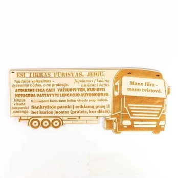 Medinė lentelė 'Fūristas'