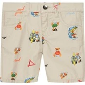 Guess Medžiaginiai šortai N5GD12 WGBT1 Smėlio Regular Fit