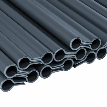 Klipsai tvoros juostai Bradas Solid, 19 cm, 20 vnt., pilka