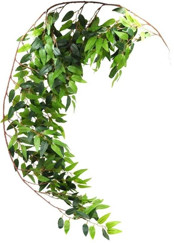 Dirbtinio fikuso lapų girlianda, 170 cm