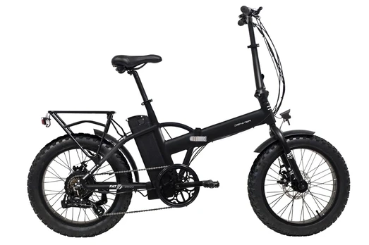 Elektrinis dviratis Denver E2500, 20", 250 W, 10.4 Ah, juoda
