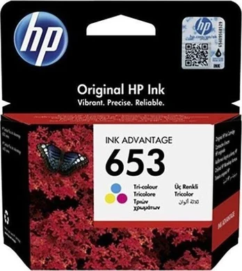 Hewlett Packard (HP) HP 653 spalvotas rašalas (3YM74AE)