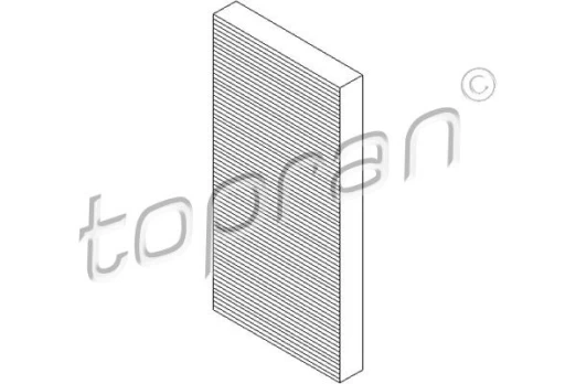 Filtras, salono oras TOPRAN 206 246