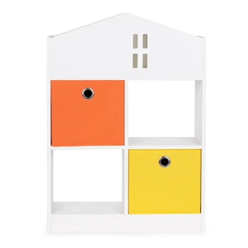 Bookcase children's cabinet children's house compartments organizer