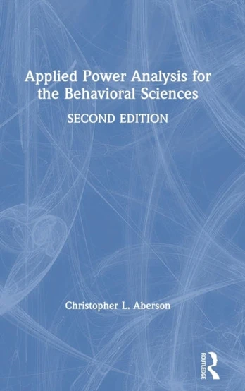 Applied Power Analysis for the Behavioral Sciences
