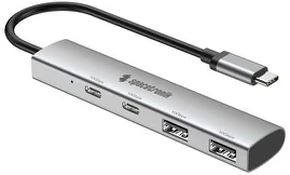 Spacetronik SPU-M20 Adapterio centras USB-C 3.2 gen2 4 4-IN-1 10Gbps