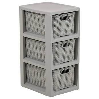 Branq REGAŁ RATTANOWY 3 X 7L - 1725 PILKA