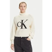 Calvin Klein Jeans Golfas LV047D349G Écru Loose Fit